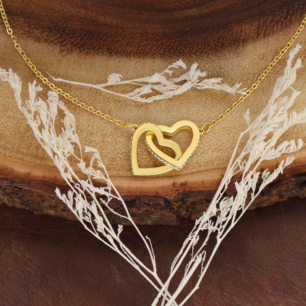 To My Daughter | Interlocking Hearts Necklace | Best gift for daughter | Best gift for daughters birthday | Best gift for daughters graduation | Best gift from Dad ❤️👨‍👧