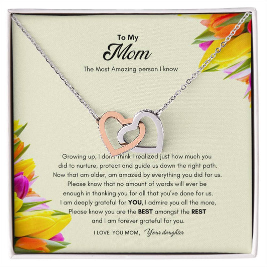 Forever grateful to Mom Necklace | Best gift for Mom | Best Gift from Daughter | Best gift for Mothers day | Best Jewelry gift for Mom