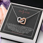To My Lovely Wife | Interlocking Hearts  Necklace | Best Gift for Soulmate | Best Gift for Spouse | Best Gift for Marriage Anniversary | Best Gift for Lovers 👩‍❤️‍👨🥰