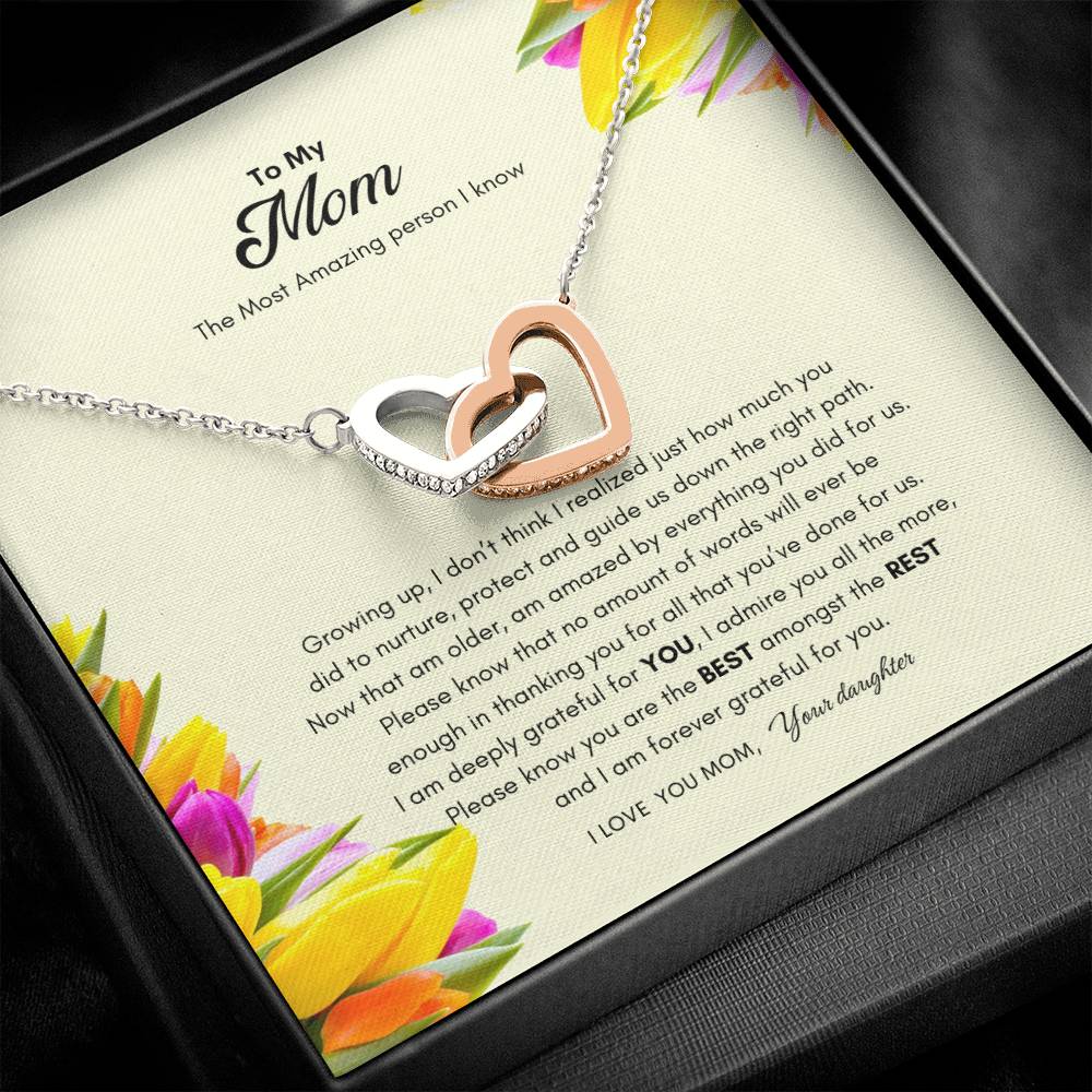 Forever grateful to Mom Necklace | Best gift for Mom | Best Gift from Daughter | Best gift for Mothers day | Best Jewelry gift for Mom