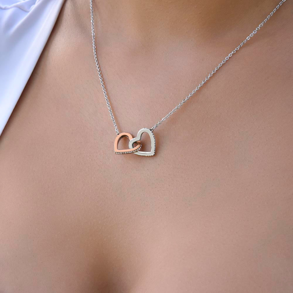 To My Amazing Daughter | Interlocking Heart Necklace | Best gift for daughter | Best gift for daughters birthday | Best gift for daughters graduation | Best gift from dad 👨‍👧❤️