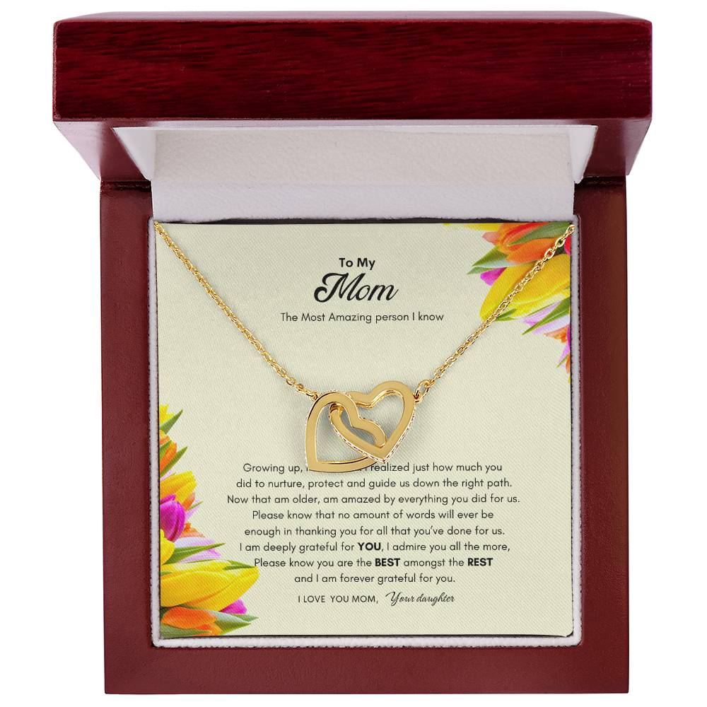 Forever grateful to Mom Necklace | Best gift for Mom | Best Gift from Daughter | Best gift for Mothers day | Best Jewelry gift for Mom