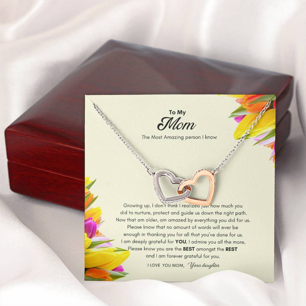 Forever grateful to Mom Necklace | Best gift for Mom | Best Gift from Daughter | Best gift for Mothers day | Best Jewelry gift for Mom