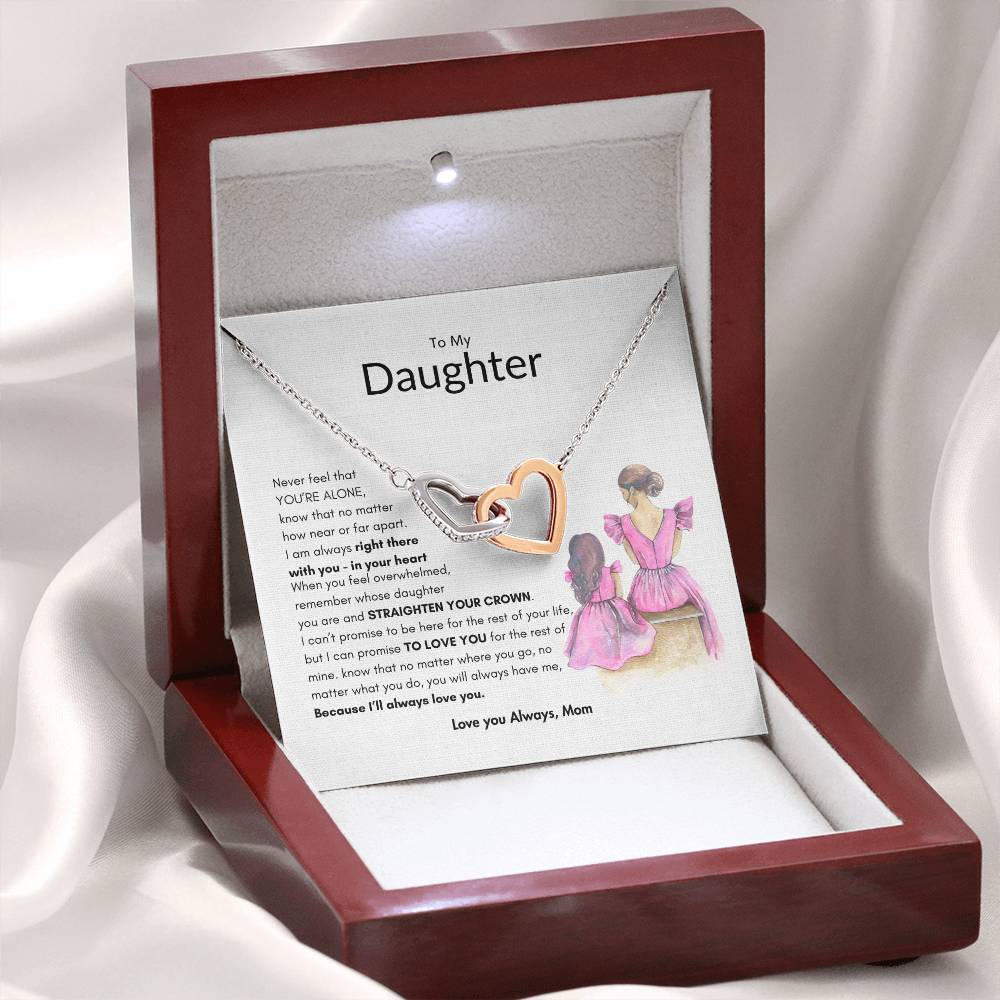Moms Promise Necklace | Best Gift for Daughter | Best gift for daughters birthday | Best Gift for daughter graduation | Best gift from Mom | Best Jewelry gift for daughter
