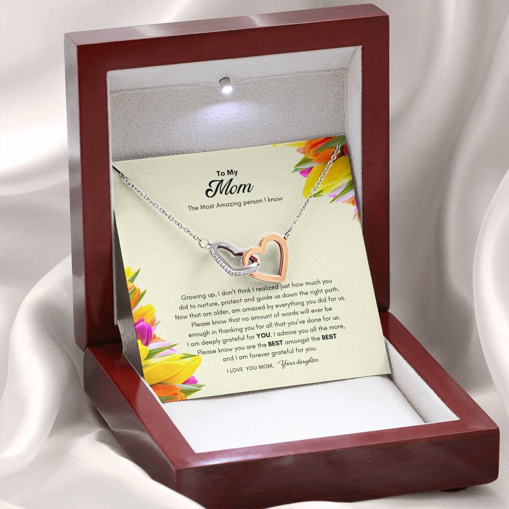 Forever grateful to Mom Necklace | Best gift for Mom | Best Gift from Daughter | Best gift for Mothers day | Best Jewelry gift for Mom