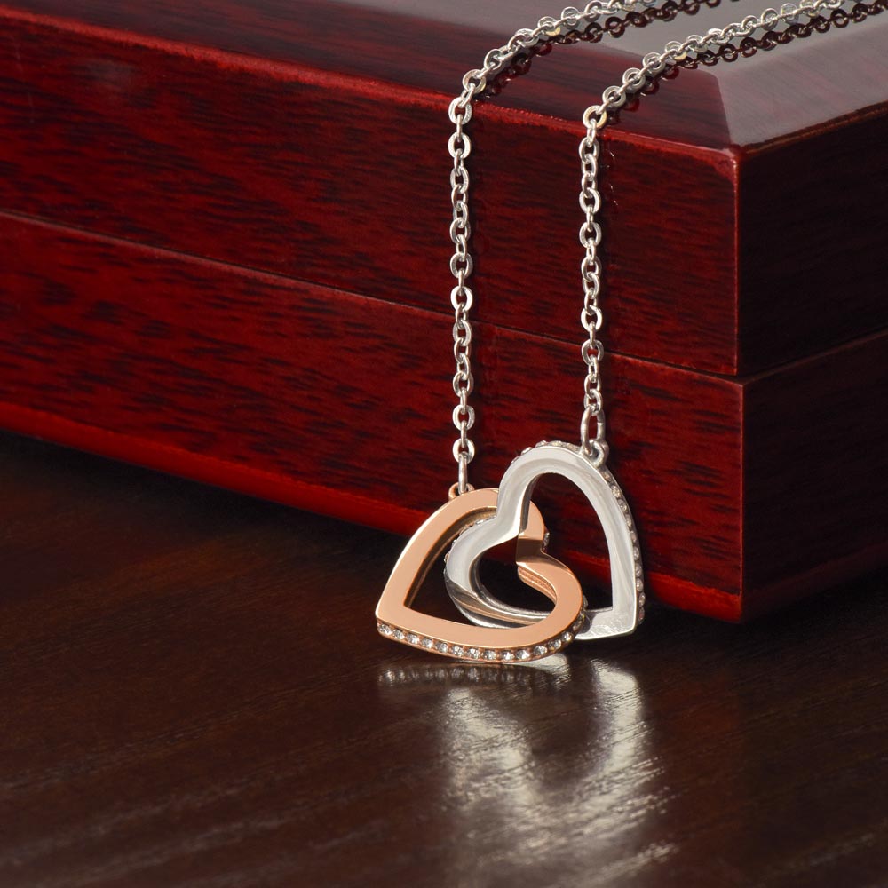 Loving Hearts Necklace | Necklace for mom| Best gift for Mom | Best gift from Daughter | Interlocking Heart Necklace