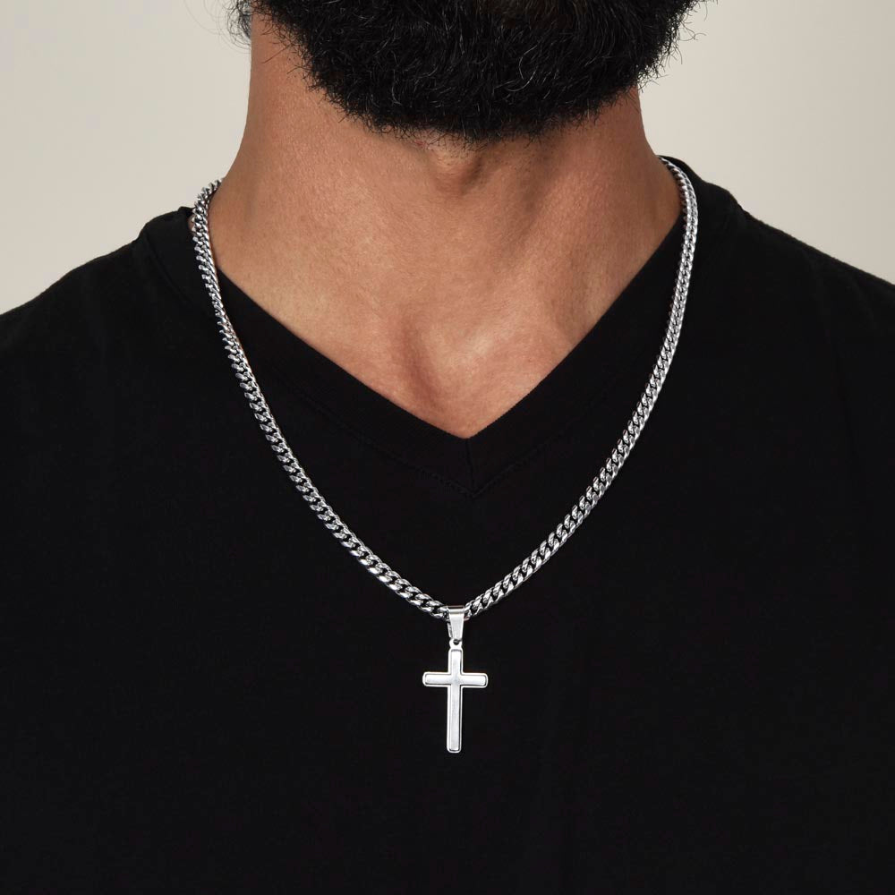 My Rock Cross Necklace | Best Gift for Husband | Best Gift from Wife | Best Jewelry Gift for Husband | Jewelry for Husband