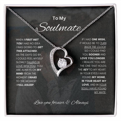 Soulmate Necklace | Gift for Soulmate| Forever Love Necklace