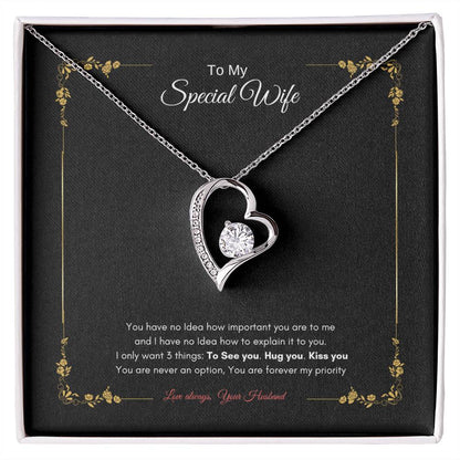 My Special Wife Necklace | Special Love Necklace | Forever Love Necklace