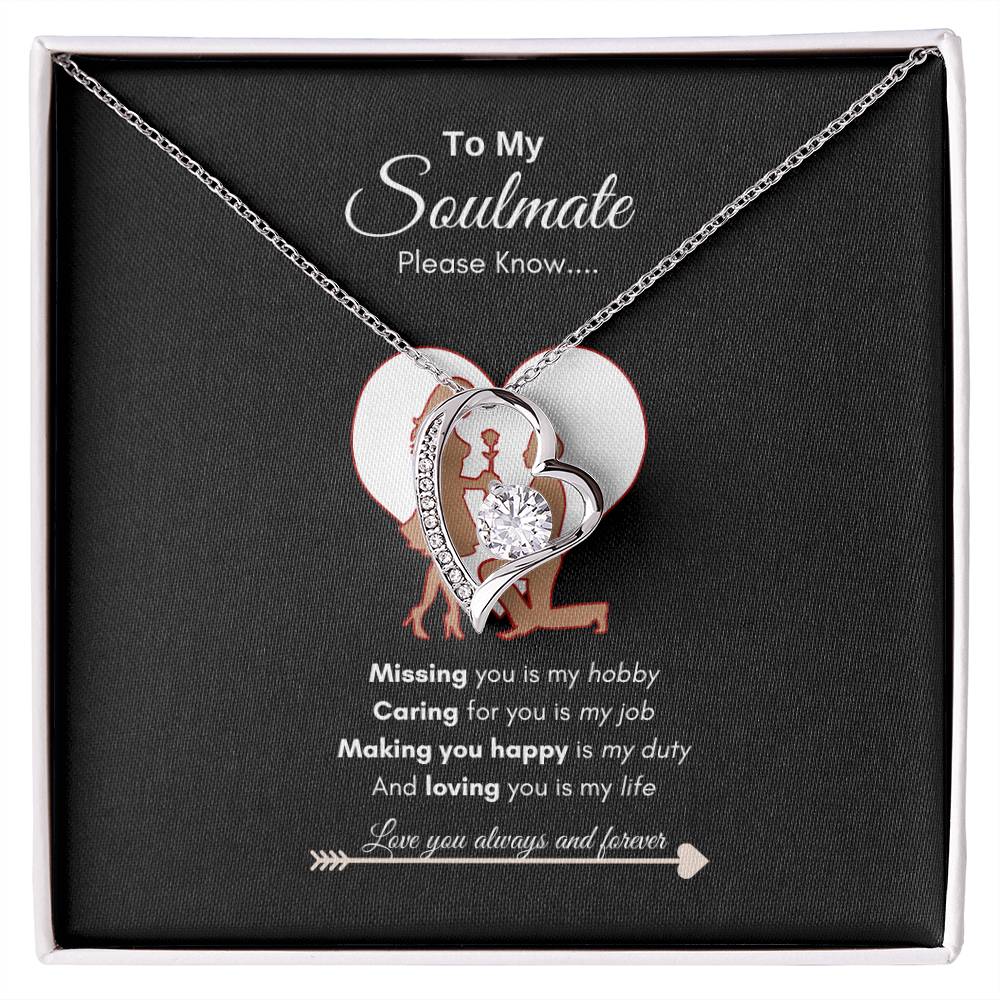 Soulmate for Life Necklace | Best gift for Wife | Forever Love Necklace