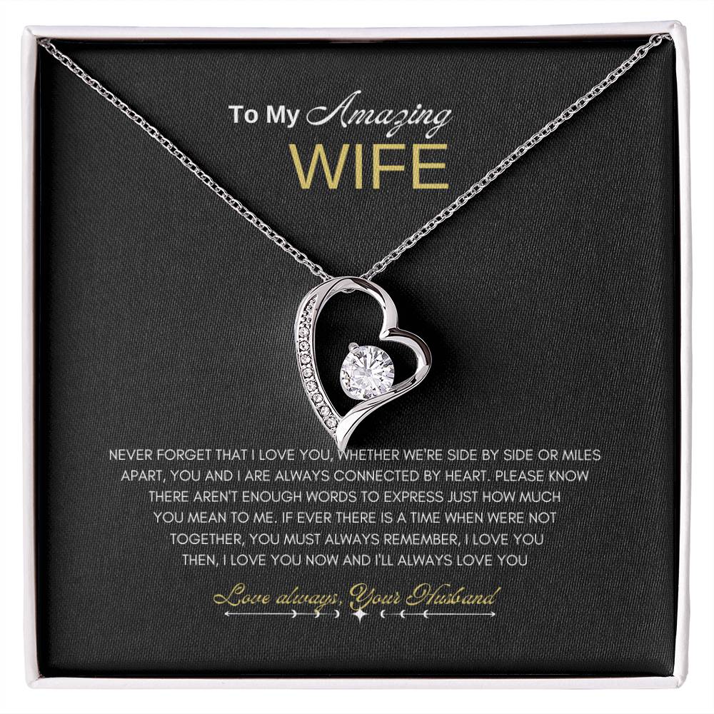 Amazing Wife Forever Love Necklace | Forever Love Necklace |