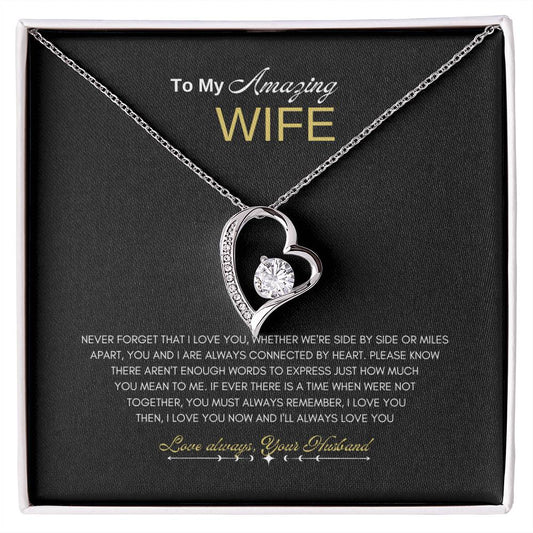 Amazing Wife Forever Love Necklace | Forever Love Necklace |