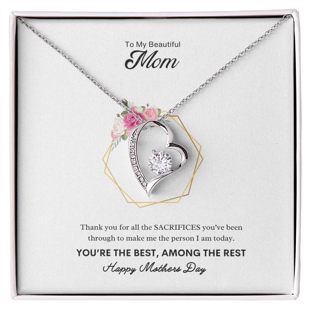 My Beautiful Mom Necklace | Best Gift for Mothers Day | Best gift from Daughter | Best gift from Son | Best Jewelry Gift for Mom | Best Gift for Mom