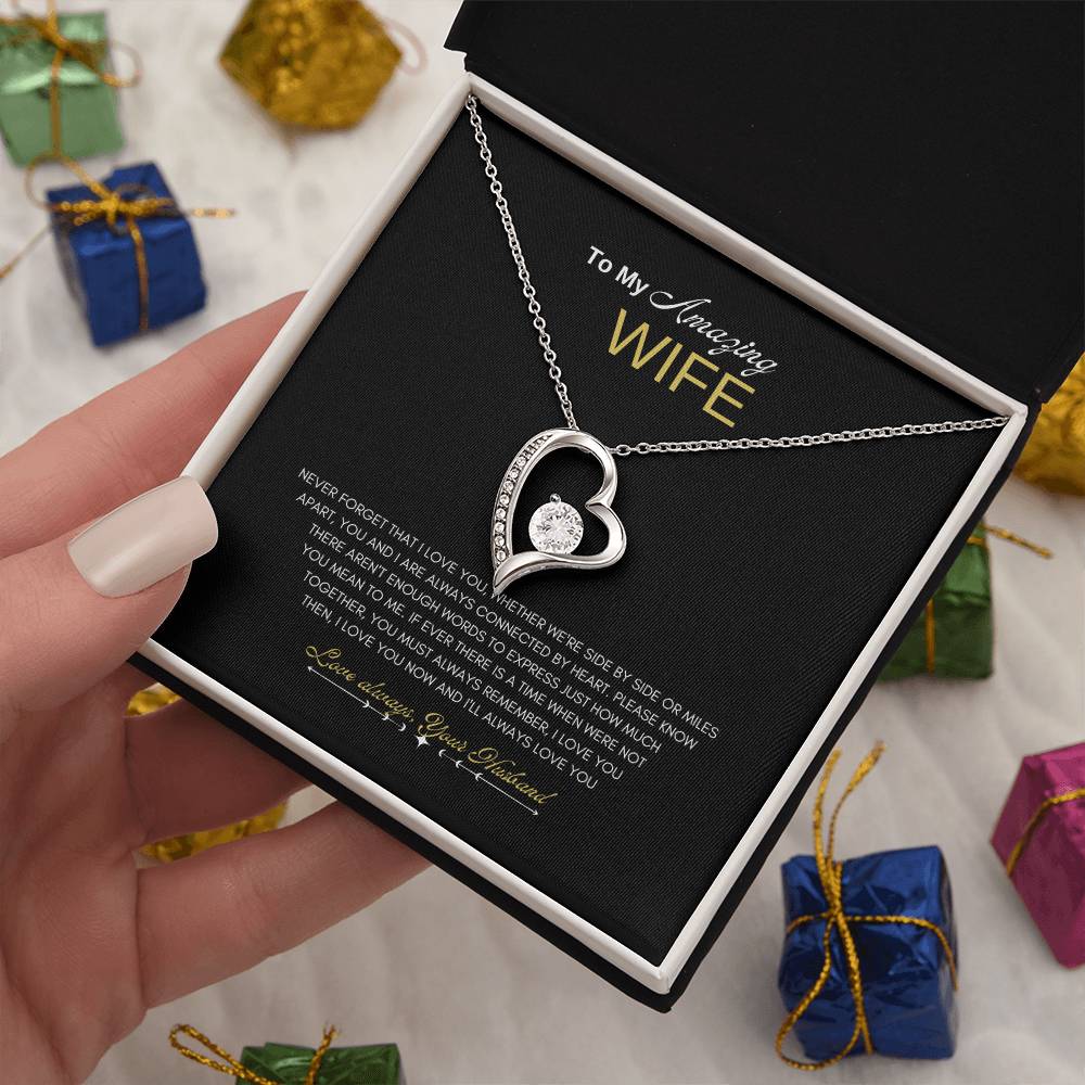 Amazing Wife Forever Love Necklace | Forever Love Necklace |