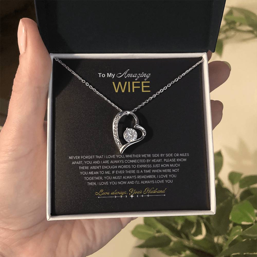 Amazing Wife Forever Love Necklace | Forever Love Necklace |