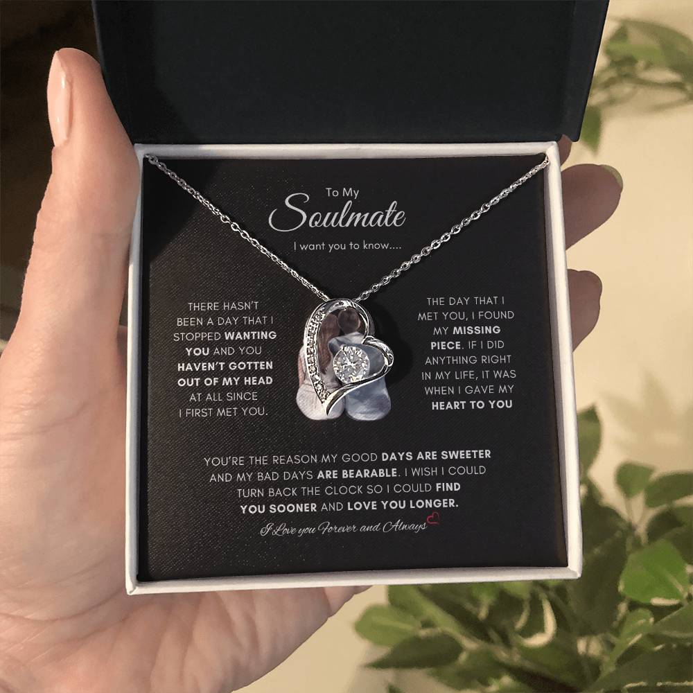 Forever My Soulmate Necklace |  Best Gift for Soulmate | Best gift for Wife | Best Gift for a Special one | Best Jewelry gift for Spouse | Best Jewelry gift for Wife