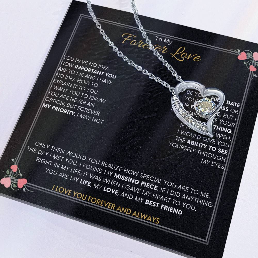 To My Forever Love | Forever Love  Necklace | Best Gift for Soulmate | Best Gift for Spouse | Best Gift for Marriage Anniversary | Best Gift for Lovers 👩‍❤️‍👨🥰