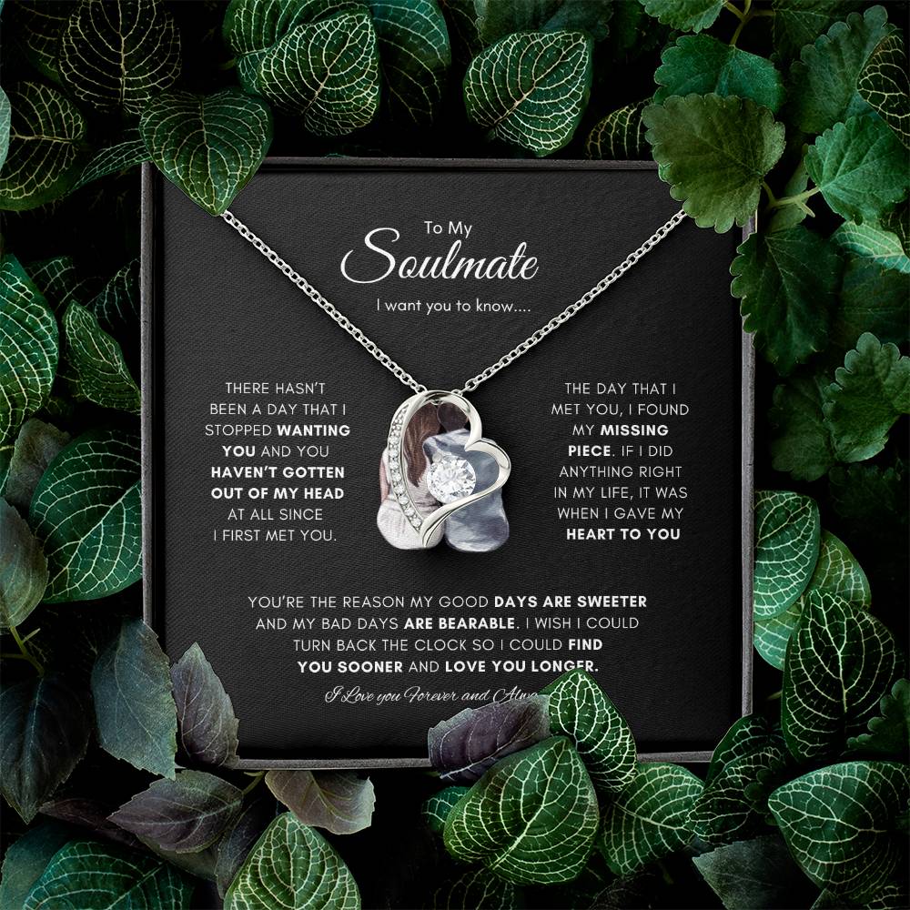 Forever My Soulmate Necklace |  Best Gift for Soulmate | Best gift for Wife | Best Gift for a Special one | Best Jewelry gift for Spouse | Best Jewelry gift for Wife