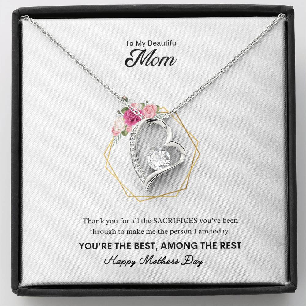 My Beautiful Mom Necklace | Best Gift for Mothers Day | Best gift from Daughter | Best gift from Son | Best Jewelry Gift for Mom | Best Gift for Mom