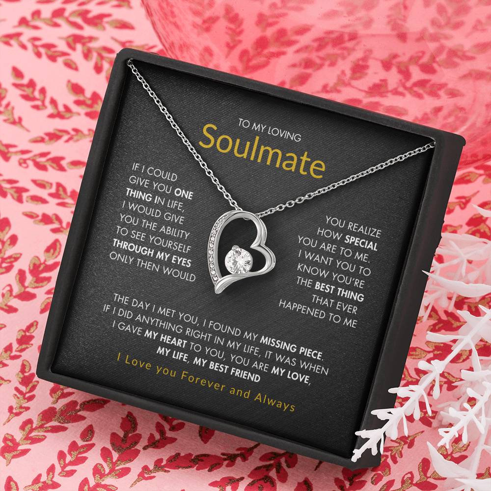 To My Loving Soulmate |  Best gift for Soulmate | Best Gift for Wife | Best gift for Spouse | Best Gift for wedding anniversary | Forever Love Necklace 😍👩‍❤️‍💋‍👨