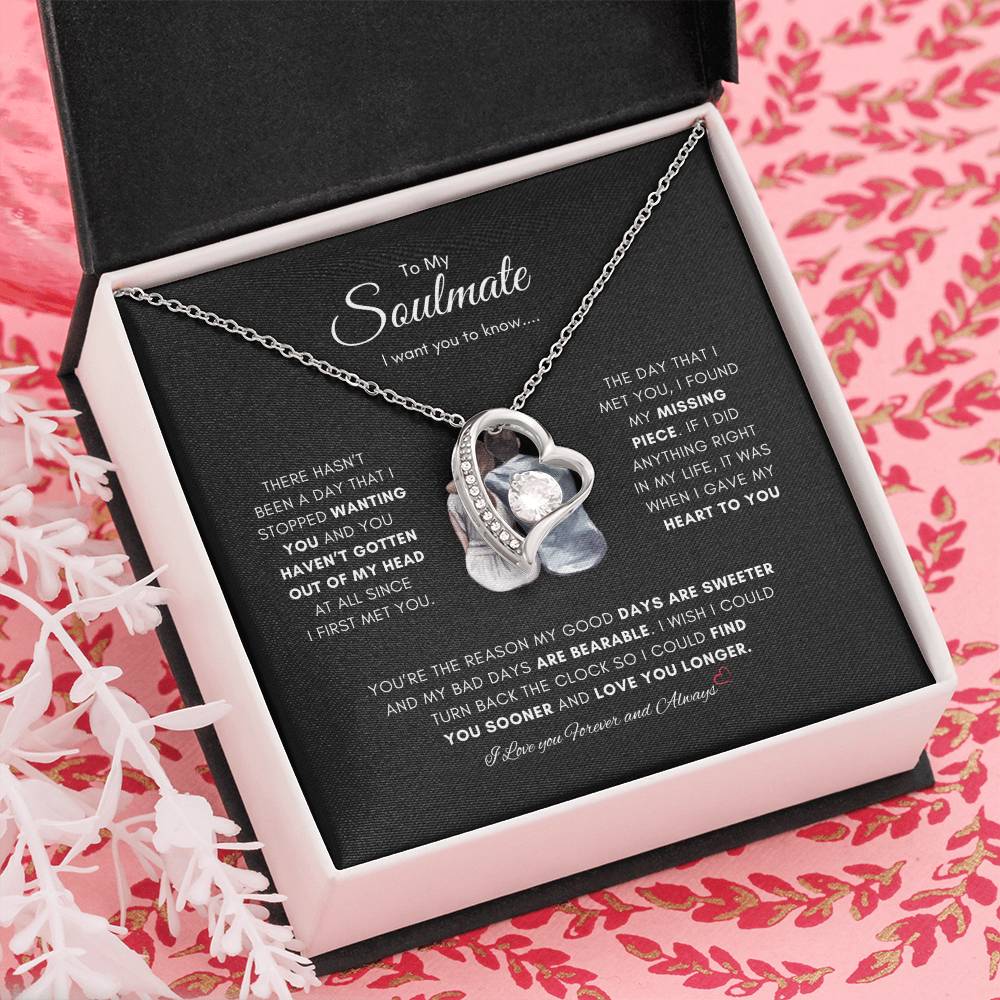 Forever My Soulmate Necklace |  Best Gift for Soulmate | Best gift for Wife | Best Gift for a Special one | Best Jewelry gift for Spouse | Best Jewelry gift for Wife