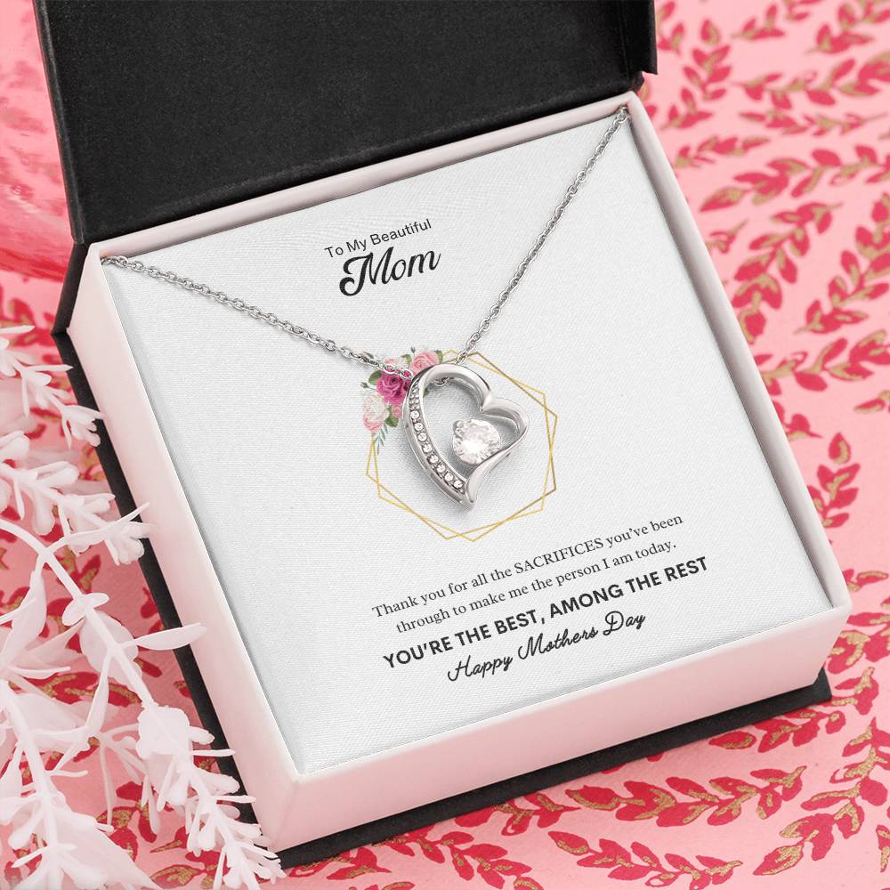 My Beautiful Mom Necklace | Best Gift for Mothers Day | Best gift from Daughter | Best gift from Son | Best Jewelry Gift for Mom | Best Gift for Mom