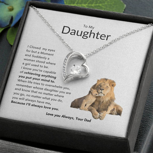 Fathers Intent Necklace | Gift for Daughter | Best Gift for daughters birthday | Gift from dad