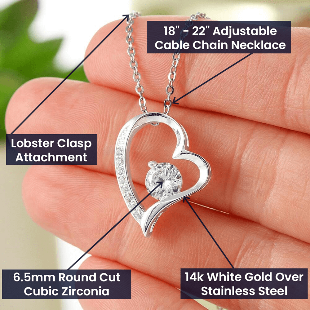 To My Beautiful Soulmate | Best gift for Soulmate | Best Gift for Wife | Best gift for Spouse | Best Gift for wedding anniversary | Forever Love Necklace👩‍❤️‍💋‍👨  ❤️❤️