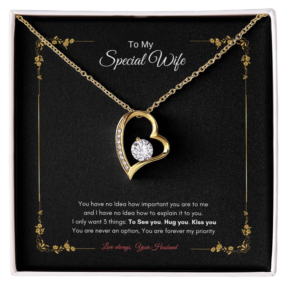 My Special Wife Necklace | Special Love Necklace | Forever Love Necklace