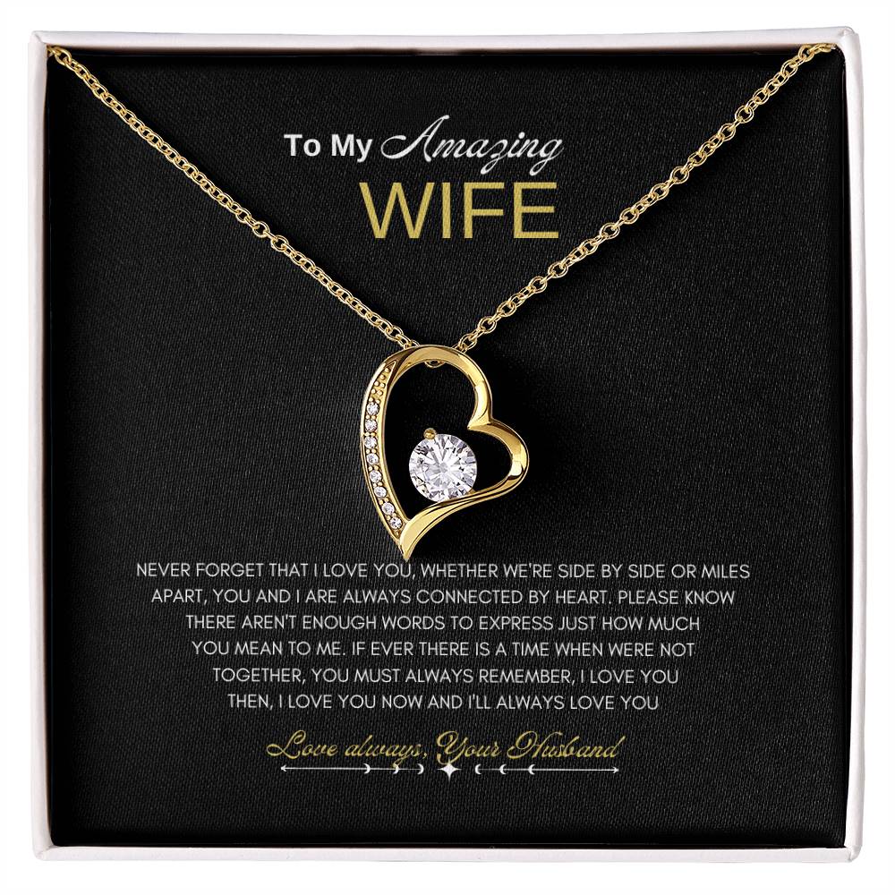 Amazing Wife Forever Love Necklace | Forever Love Necklace |