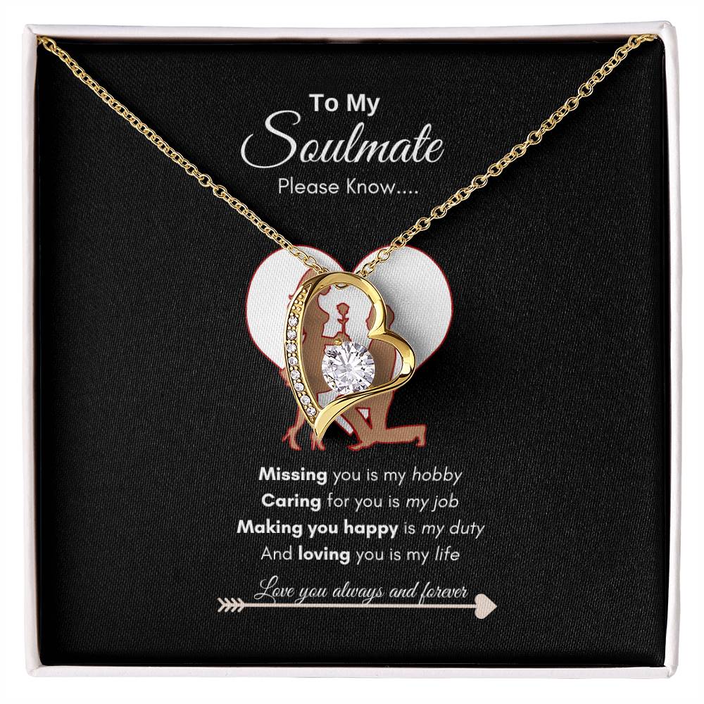 Soulmate for Life Necklace | Best gift for Wife | Forever Love Necklace