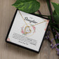 Dad's Forever Love Necklace | Best gift for daughter | Best gift from Dad | Gift gift for daughters birthday | Best Jewelry gift for daughter | Best gift for graduation