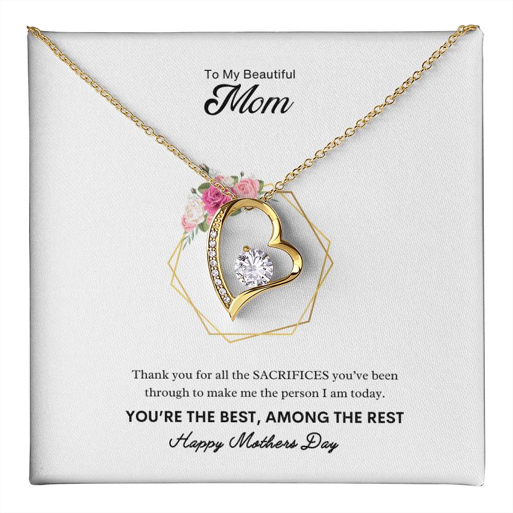 My Beautiful Mom Necklace | Best Gift for Mothers Day | Best gift from Daughter | Best gift from Son | Best Jewelry Gift for Mom | Best Gift for Mom