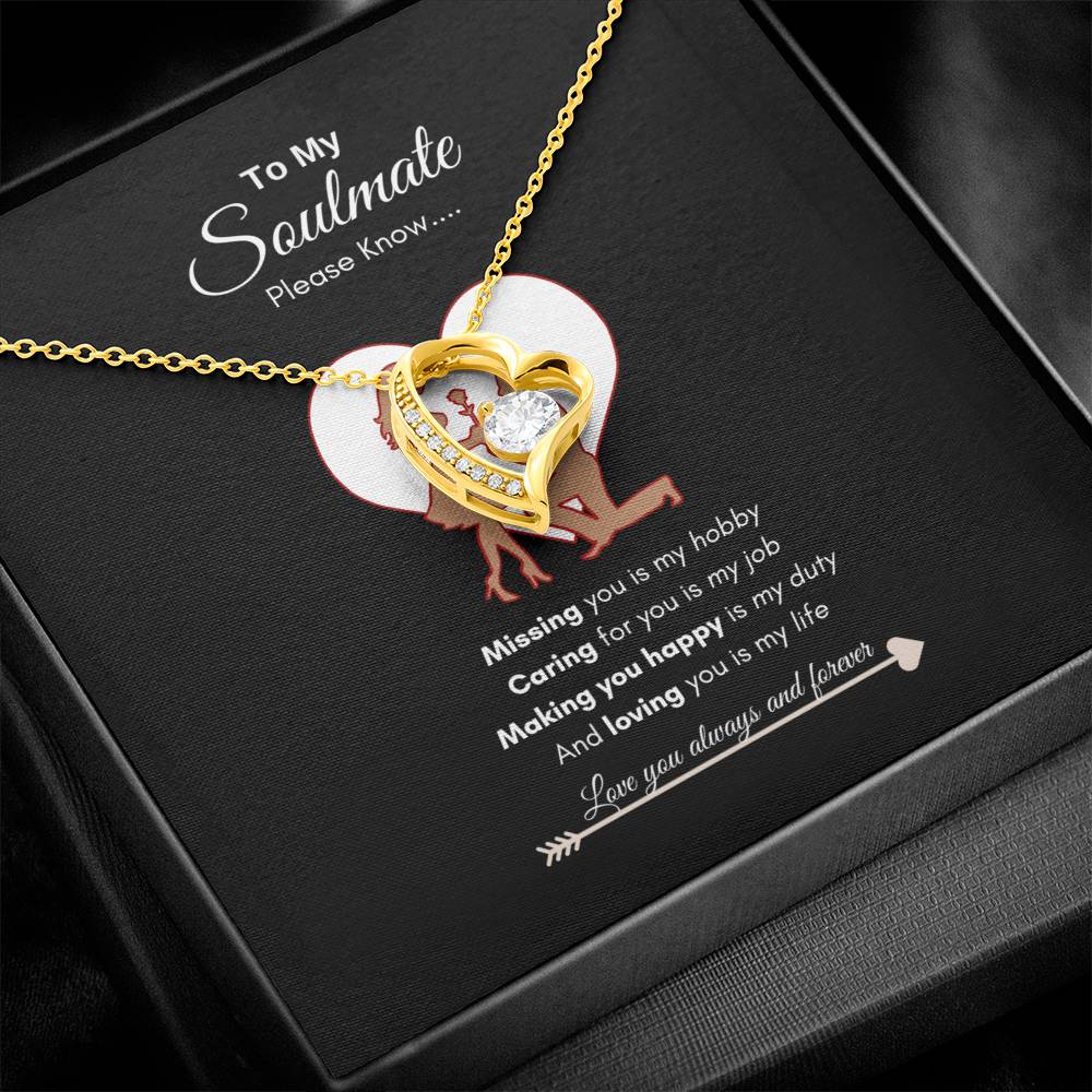 Soulmate for Life Necklace | Best gift for Wife | Forever Love Necklace