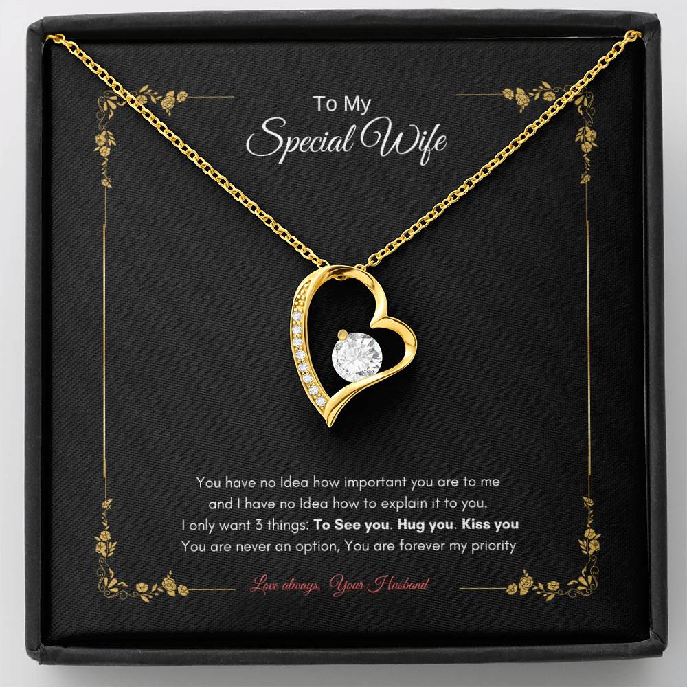 My Special Wife Necklace | Special Love Necklace | Forever Love Necklace