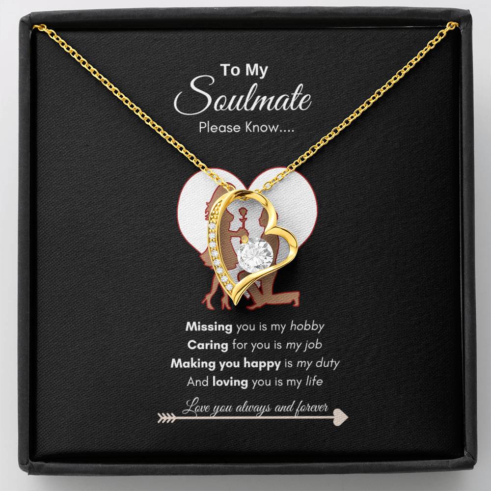 Soulmate for Life Necklace | Best gift for Wife | Forever Love Necklace