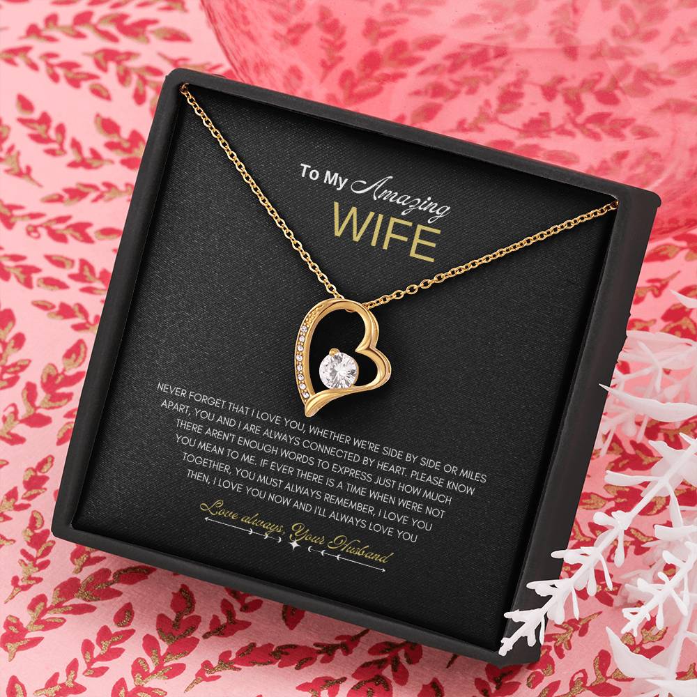 Amazing Wife Forever Love Necklace | Forever Love Necklace |