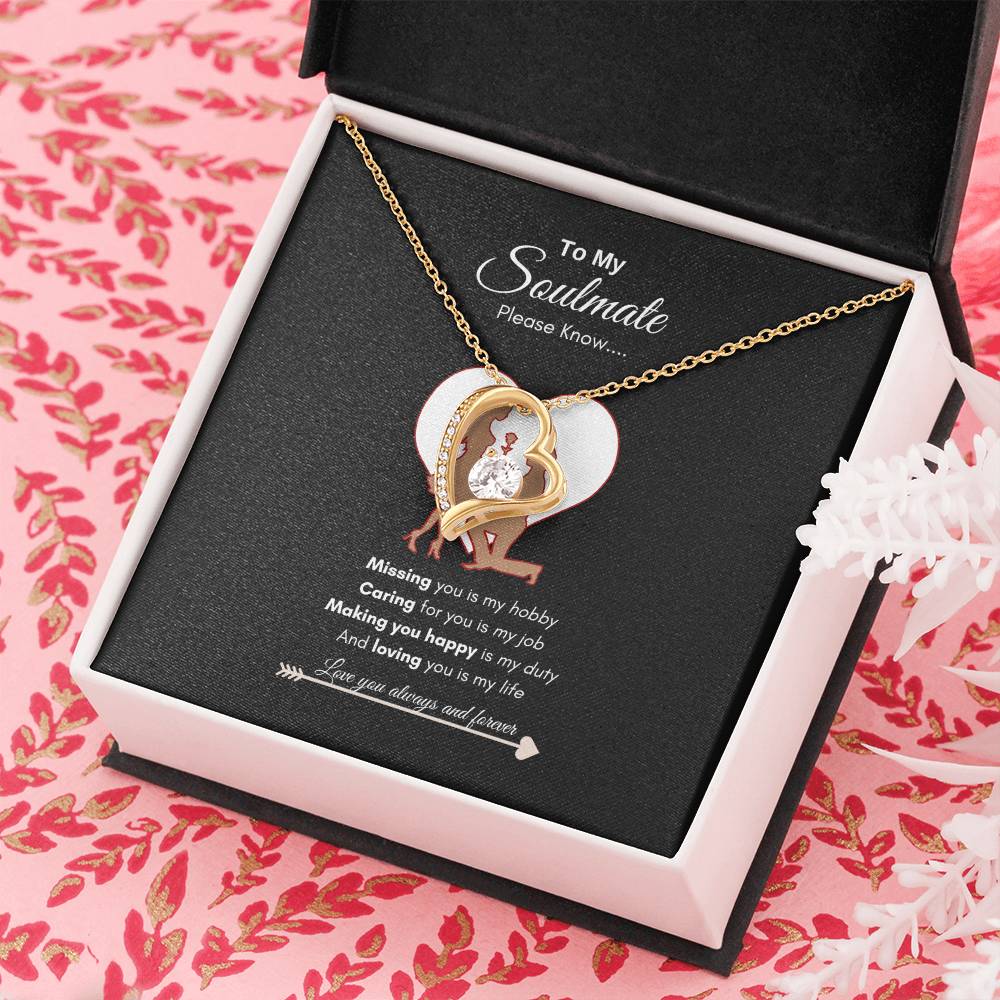 Soulmate for Life Necklace | Best gift for Wife | Forever Love Necklace