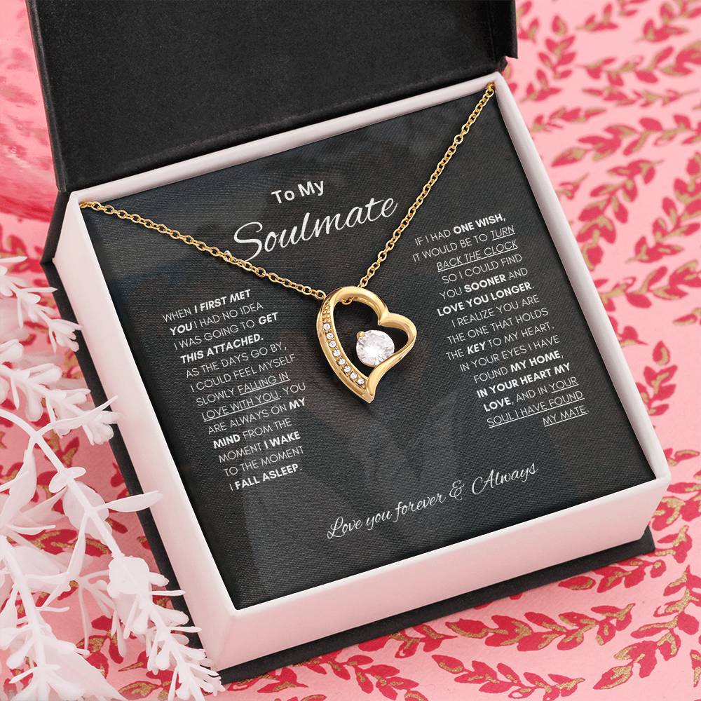 Soulmate Necklace | Gift for Soulmate| Forever Love Necklace