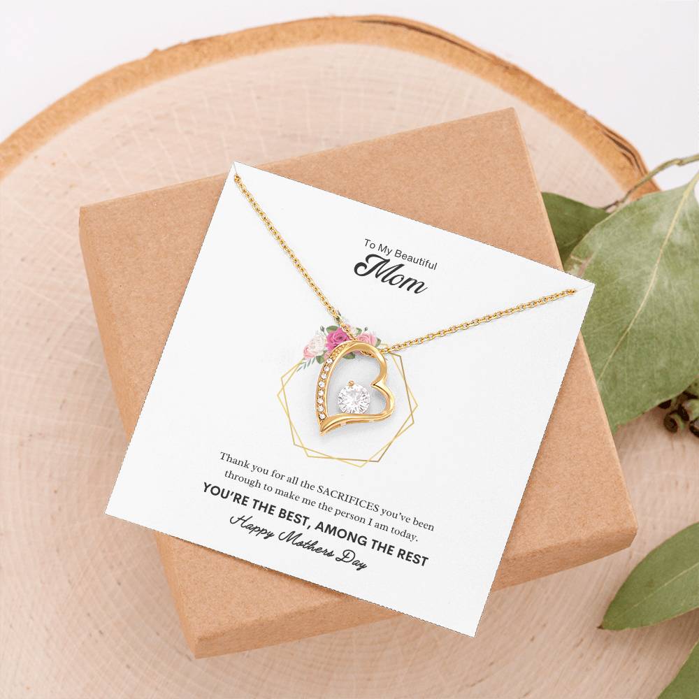 My Beautiful Mom Necklace | Best Gift for Mothers Day | Best gift from Daughter | Best gift from Son | Best Jewelry Gift for Mom | Best Gift for Mom