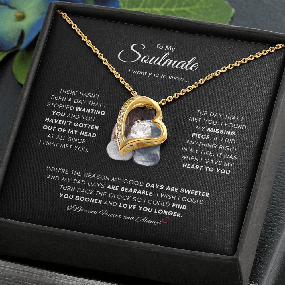 Forever My Soulmate Necklace |  Best Gift for Soulmate | Best gift for Wife | Best Gift for a Special one | Best Jewelry gift for Spouse | Best Jewelry gift for Wife