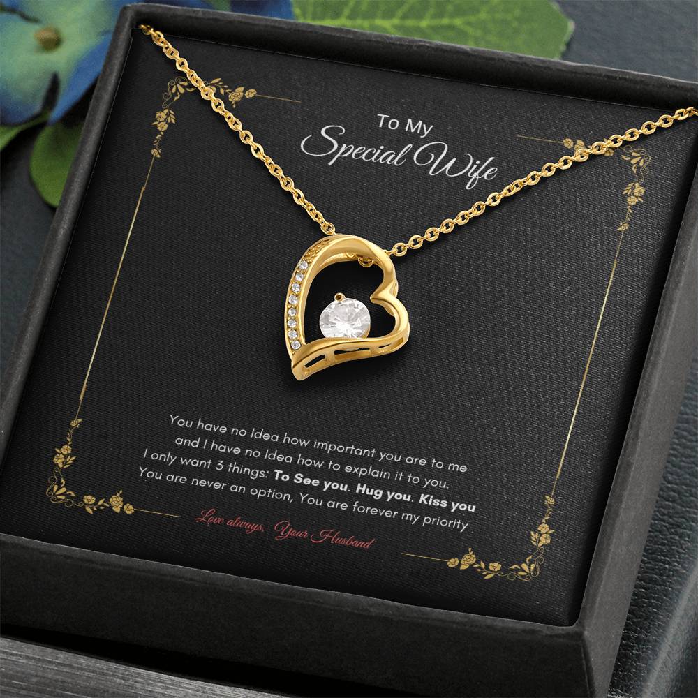 My Special Wife Necklace | Special Love Necklace | Forever Love Necklace