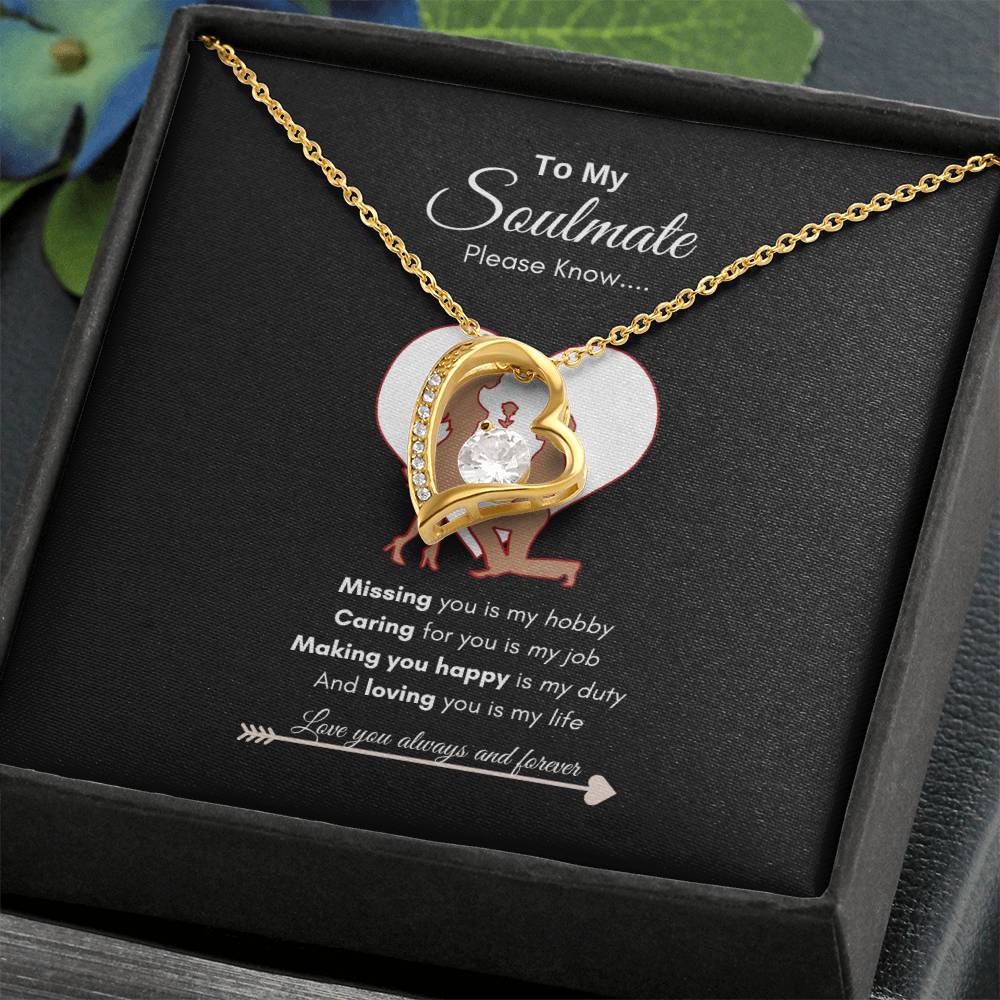 Soulmate for Life Necklace | Best gift for Wife | Forever Love Necklace