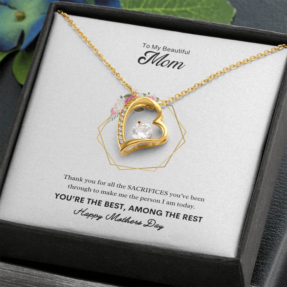 My Beautiful Mom Necklace | Best Gift for Mothers Day | Best gift from Daughter | Best gift from Son | Best Jewelry Gift for Mom | Best Gift for Mom